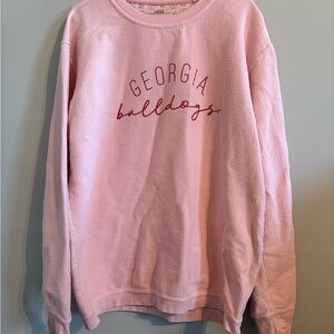 Pressbox Pink Georgia Bulldogs Sweatshirt